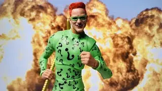 Unboxing & Review: McFarlane DC Multiverse Riddler from Batman Forever - Build the Nightmare Bat!