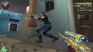 CF : 201 KILLS - Kar 98k | Satellite Noble Gold - CrossFire FFA Greece Gameplay