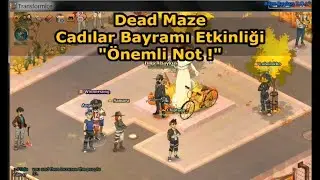 Dead Maze | Cadılar Bayramı Etkinliği 