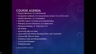 Oracle APPS DBA demo