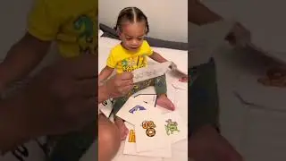 18 month old Chandler doing his sight words that he learned from @PreschoolPrepCompany