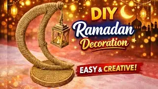 Ramadan decoration ideas |Diy lantern | Eid decor | moon star light | wallmate | Homesneedcrafts 