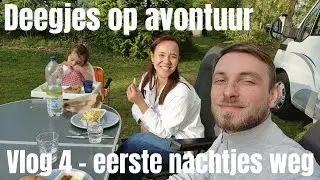 VLOG 4 - Lekker stuntelen tijdens onze eerste nachtjes weg met de camper!