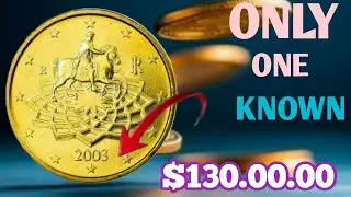 Rare 2003 Fifty Cent Euro Coin | European Currency Collectible