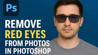 Remove Red Eyes from Photos in Photoshop | Quick & Easy Fix!