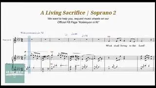 A Living Sacrifice | Soprano 2 | Vocal Guide by Sis. Eloisa Garcinez