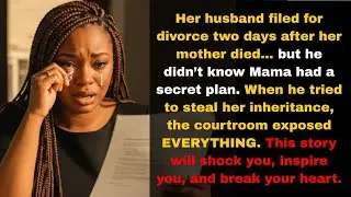 My Husband Filed for Divorce Right After I Inherited My Mom's Fortune – He Thought He Hit the Jac...