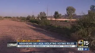 Let Joe Know: Neighbors say HOA is violating their voting rules