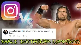 The great Khali instagram comments funny | the great Khali sir | NAVTEJ BHATTI