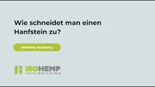 Wie schneidet man einen Hanfstein zu?
