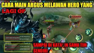ARGUS VS MARTIS‼️GAMEPLAY  CARA MAIN ARGUS LAWAN MARTIS YANG LAGI OP🔥🔥 |mlbb