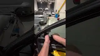 POV 35% Window Tint install 😎 #explore #automobile #cartok #tint