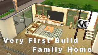 My First Time Building in Sims 4 | Family Home 🏠 | No BGM
