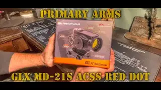 ***NEW*** Primary Arms GLx MD-21s Push Button 21mm  Microdot ACSS-CQB Red Dot Reticle