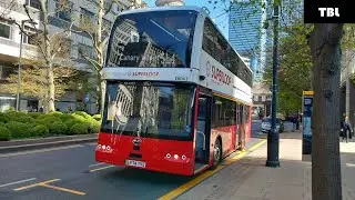 FRV on the London Bus route SL4 from Grove Park to Canary Wharf EBD62 LF74TBZ