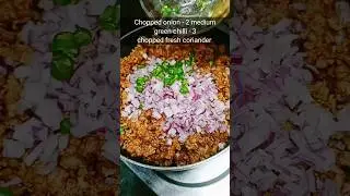 Best ever keema Paratha recipe 😋|| #shorts #keemaparatha