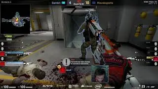 Adren knife Oskar - Gambit vs Mousesports - DHW17