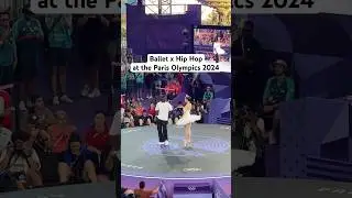 During breakdance competition, ballet meets hip hop! 😍 Paris 2024 Olympics #paris2024