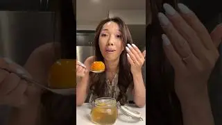 I soaked a whole peach in whisky for 14 days and this happens 🥃🍑