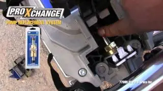 Change your GX21 pump quick and simple with ProXChange