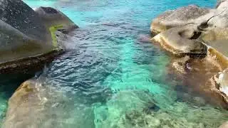 One Minute Meditation: Beautiful Sounds of Ocean Waves. Tropical Blue Lagoon Ambience.
