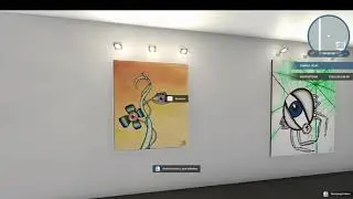 Virtual Art Gallery in House Flipper | oneroses Exhibition