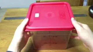 Cambro 6SFSCW Camsquare Food container, 6-Quart