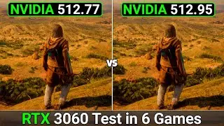Nvidia Drivers 512.77 vs 512.95 | RTX 3060 Laptop | Test in 6 Games | Is Updating worth it?