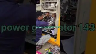 KTA50 -G3 Cummins engine Making a new panel wearing  . Engine wiring. Generator Load Bank Testing