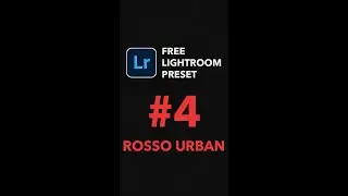 FREE PRESET - Rosso Urban | Lightroom 2021 Presets DNG Download Preview | YouTube #Shorts