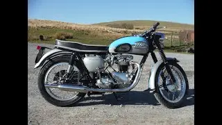 Triumph pre unit Bonneville T120R - In for recommissioning Black Mountain test ride part 1.