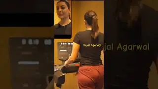 Kajal agarwal hot back figure || #shortsfeed #gym #kajalagarwal hot new #sauth #kajalhot