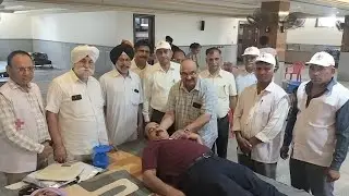 Red Cross Society Fatehabad celebrate of Blood Donors day at Gurdwara Singh Sabha Fatehabad