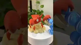 #pokemon #figurine #corphish #psyduck #3dprinting