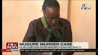 Ex-KDF officer Mugure pleads not guilty to wife and children's murder