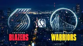 NBA on NBC Intro Trail Blazers vs Warriors