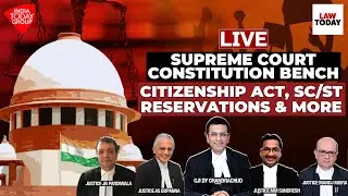 Supreme Court Constitution Bench Live | CJI Chandrachud | Citizenship act, SC/ST Reservations & more