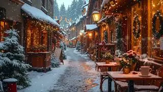 Cold City Jazz Nights 🌃 Winter Street Jazz Music for Relaxing, Focus, and Urban Vibes