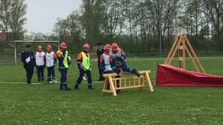 06.05.2017: Die Jugendfeuerwehr Norden beim Kreisentscheid zum Bundeswettbewerb in Hinte.