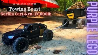 SCX6 and Gorilla Cart || Best Tow Cart For SCX6 #scx6