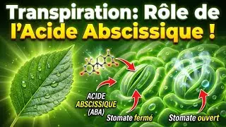 Acide abscissique: le m&eacute;canisme de fermeture des stomates enfin expliqu&eacute;!