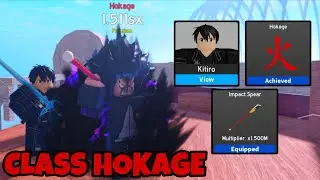 I Reached HOKAGE Class with 1.511sx & IMPACT SPEAR UNLOCKED In Anime Fighting Simulator Endless