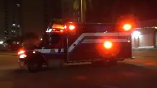 Miami Beach Fire Department Rescue 3 Responding to a Medical Call