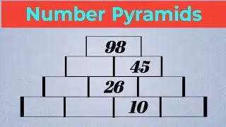 Adding Number Pyramid / Can you pass this Addition Number Pyramid Test / The Ultimate Maths Test 