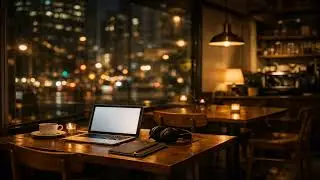 Jazz Relaxing Music for Studying, Work ⛄ Cozy Winter Porch Ambience & Smooth Jazz Instrumental Music