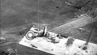 V-2 rocket crashes during testing at White Sands proving ground in New Mexico, Un...HD Stock Footage