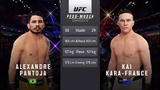 UFC 317 | Alexandre Pantoja X Kai Kara-France | Co Main Event Full Fight | UFC Game PS5 4K