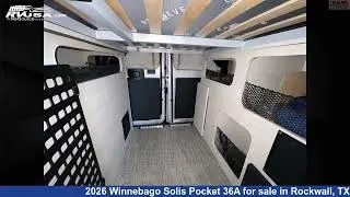 Beautiful 2026 Winnebago Solis Pocket Class B RV For Sale in Rockwall, TX | RVUSA.com