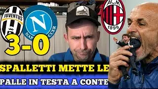 🤬CONTE FURIOSO ( JUVENTUS-NAPOLI 3-0 ) SPALLETTI METTE LE PALLE IN TESTA A CONTE ‼️CHE YILDIZ ‼️