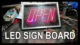 HOW TO MAKE LED SIGN BOARD